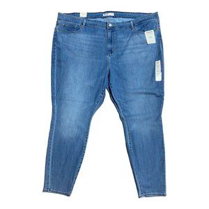 Signature Levi Strauss Womens Jeans Adult Size 26S Mid Rise Skinny NEW